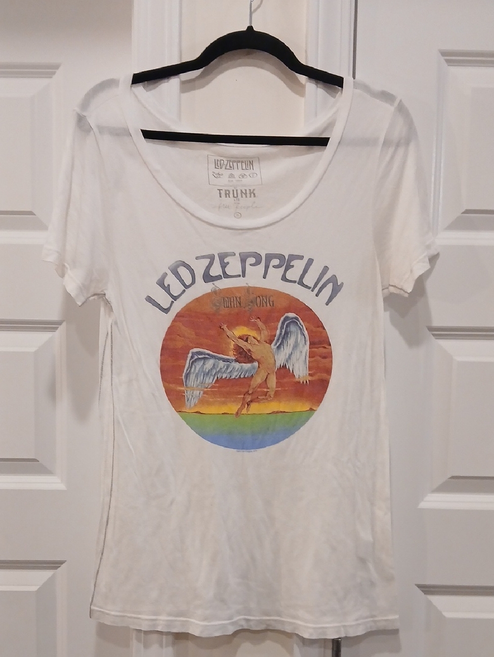 Trunk LTD X Free People Led Zeppelin Tee White Size Medium